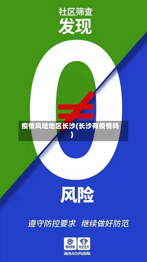 疫情风险地区长沙(长沙有疫情吗)