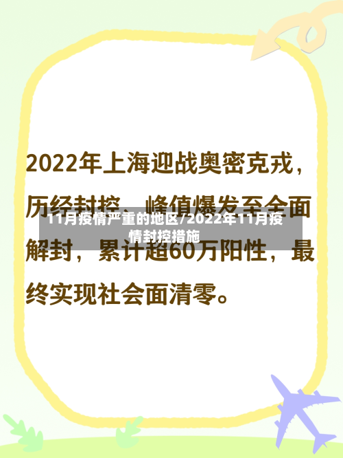 11月疫情严重的地区/2022年11月疫情封控措施-第3张图片