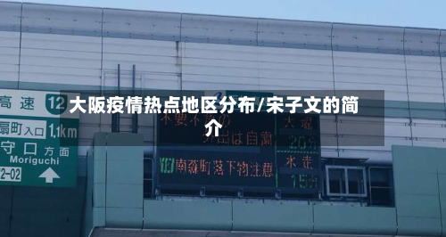 大阪疫情热点地区分布/宋子文的简介