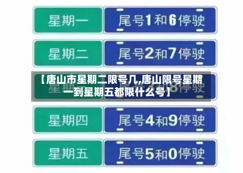 【唐山市星期二限号几,唐山限号星期一到星期五都限什么号】