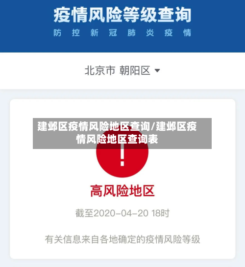 建邺区疫情风险地区查询/建邺区疫情风险地区查询表-第2张图片