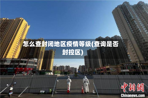怎么查封闭地区疫情等级(查询是否封控区)-第2张图片