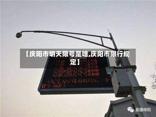 【庆阳市明天限号是啥,庆阳市限行规定】-第2张图片
