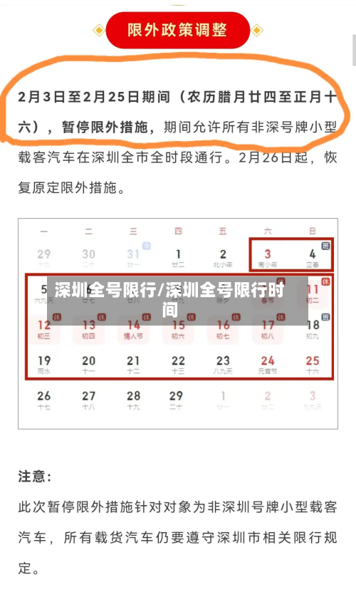 深圳全号限行/深圳全号限行时间-第3张图片