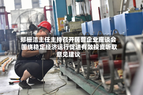郑栅洁主任主持召开民营企业座谈会 围绕稳定经济运行促进有效投资听取意见建议