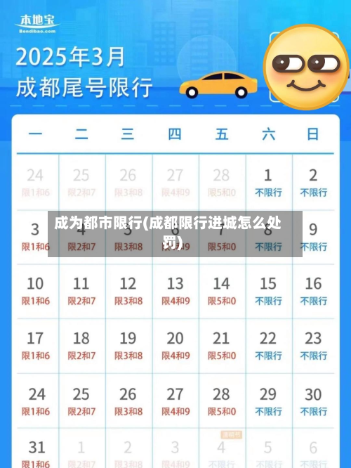 成为都市限行(成都限行进城怎么处罚)