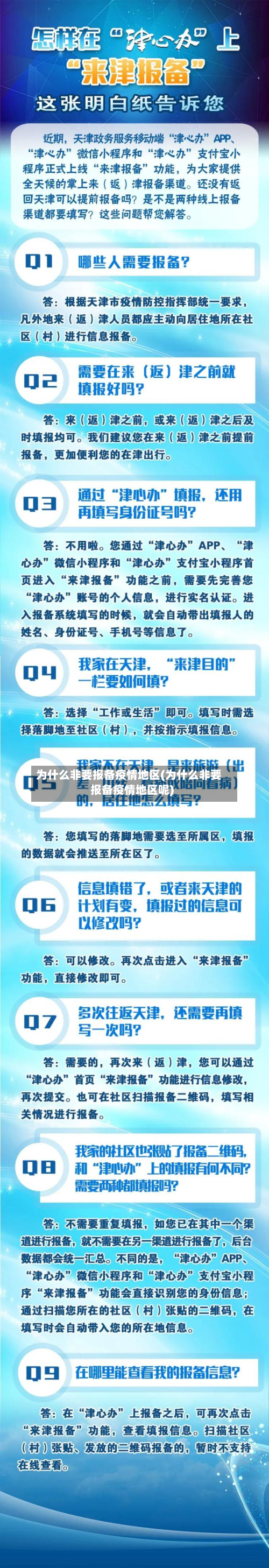 为什么非要报备疫情地区(为什么非要报备疫情地区呢)-第2张图片