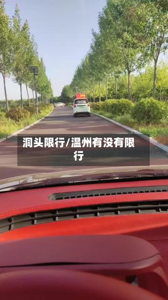 洞头限行/温州有没有限行-第3张图片