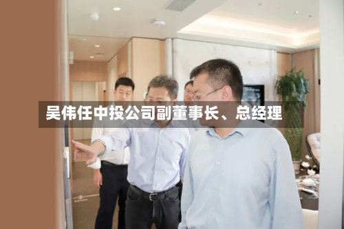 吴伟任中投公司副董事长、总经理