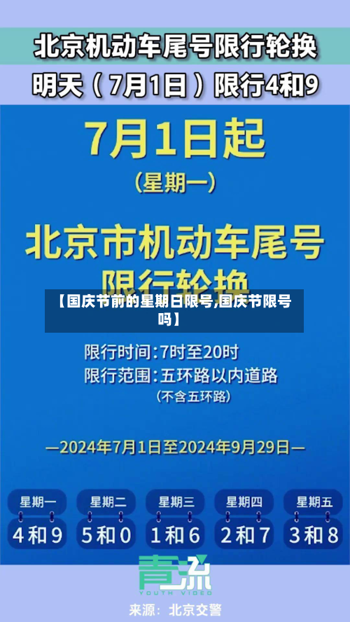 【国庆节前的星期日限号,国庆节限号吗】-第3张图片