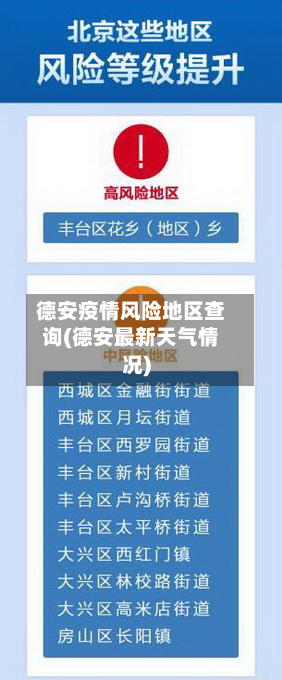 德安疫情风险地区查询(德安最新天气情况)