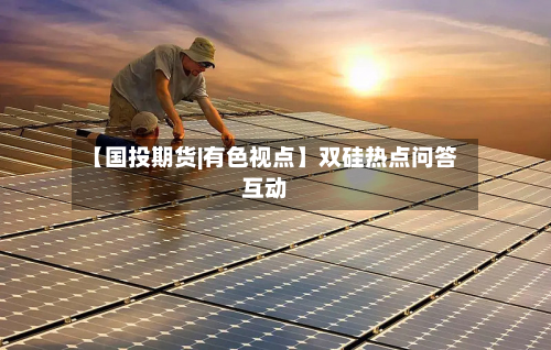 【国投期货|有色视点】双硅热点问答互动-第1张图片
