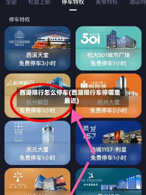 西湖限行怎么停车(西湖限行车停哪里最近)-第3张图片