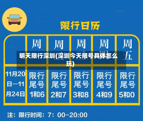 明天限行深圳(深圳今天限号具体怎么玩)-第3张图片