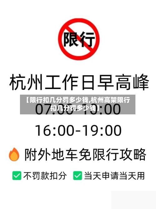 【限行扣几分罚多少钱,杭州高架限行扣几分罚多少钱】-第2张图片