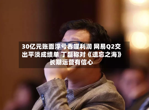 30亿元账面浮亏吞噬利润 网易Q2交出平淡成绩单 丁磊称对《遗忘之海》长期运营有信心-第2张图片