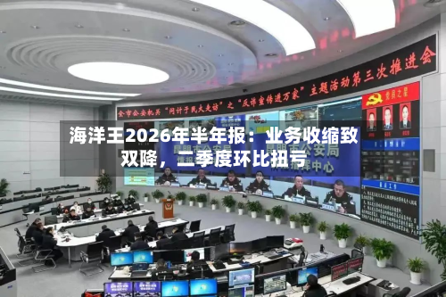 海洋王2026年半年报：业务收缩致双降	，二季度环比扭亏-第3张图片