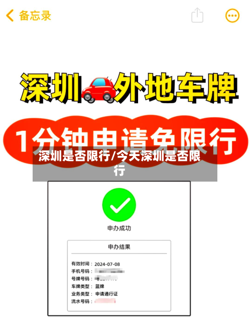 深圳是否限行/今天深圳是否限行