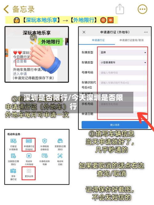 深圳是否限行/今天深圳是否限行-第2张图片