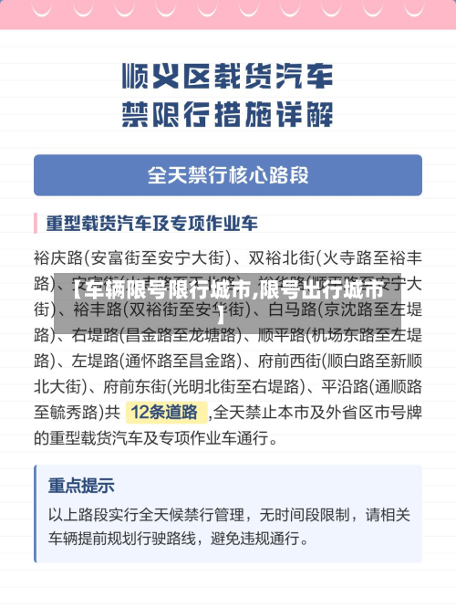 【车辆限号限行城市,限号出行城市】