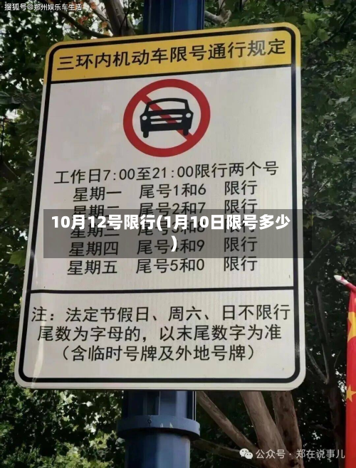10月12号限行(1月10日限号多少)