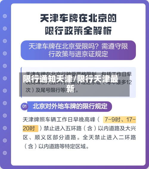 限行通知天津/限行天津最新-第3张图片
