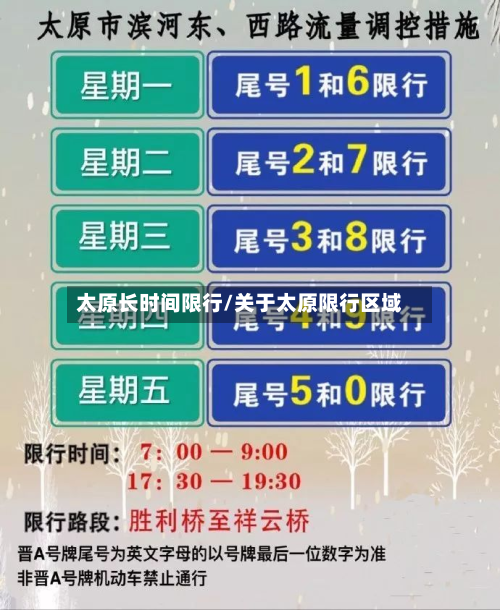 太原长时间限行/关于太原限行区域