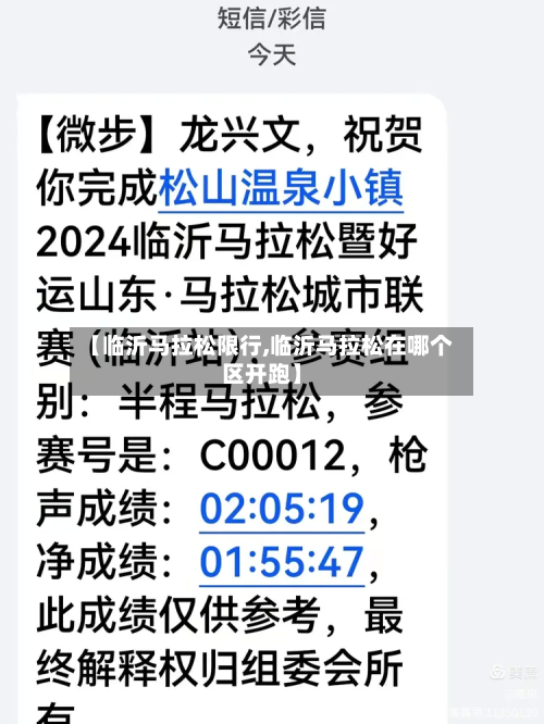 【临沂马拉松限行,临沂马拉松在哪个区开跑】
