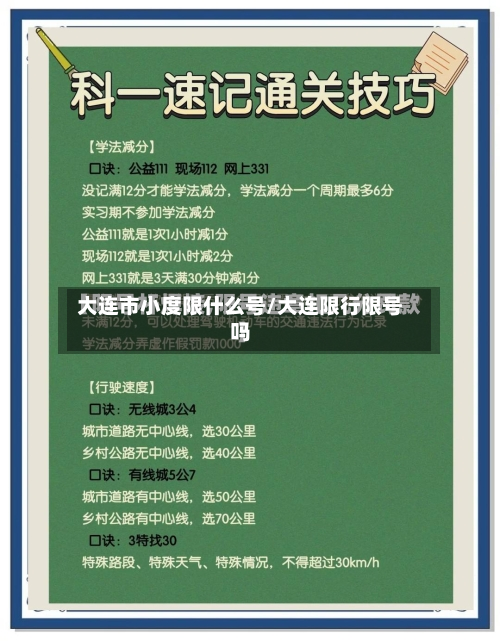 大连市小度限什么号/大连限行限号吗
