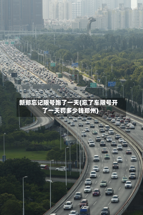 新郑忘记限号跑了一天(忘了车限号开了一天罚多少钱郑州)-第2张图片
