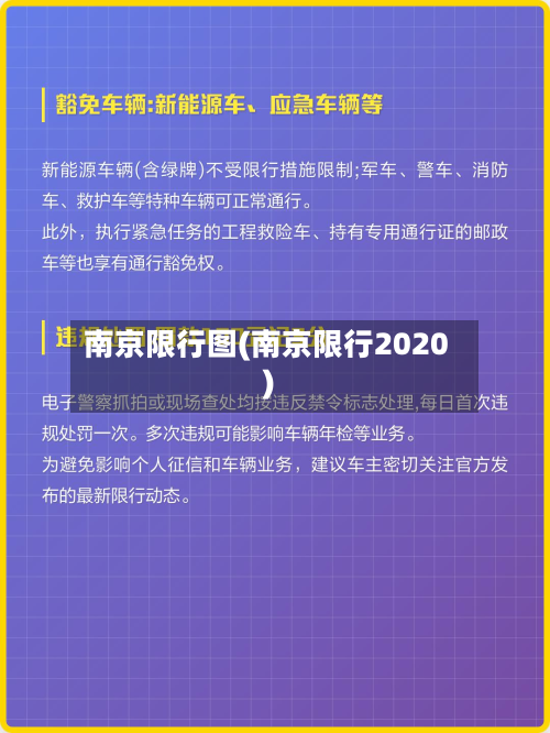 南京限行图(南京限行2020)