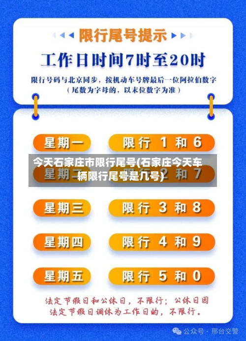 今天石家庄市限行尾号(石家庄今天车辆限行尾号是几号)-第2张图片