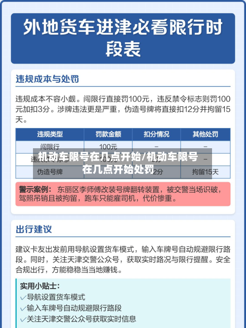 机动车限号在几点开始/机动车限号在几点开始处罚