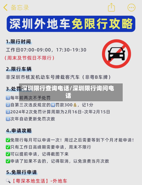 深圳限行查询电话/深圳限行询问电话