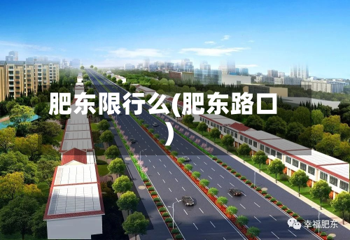 肥东限行么(肥东路口)-第2张图片