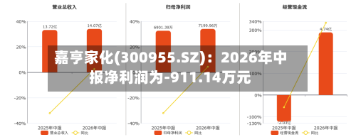 嘉亨家化(300955.SZ):2026年中报净利润为-911.14万元-第2张图片