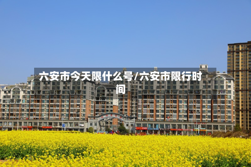六安市今天限什么号/六安市限行时间