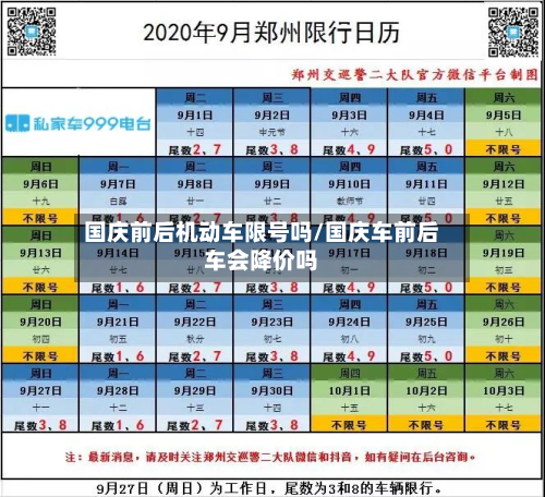 国庆前后机动车限号吗/国庆车前后车会降价吗-第2张图片
