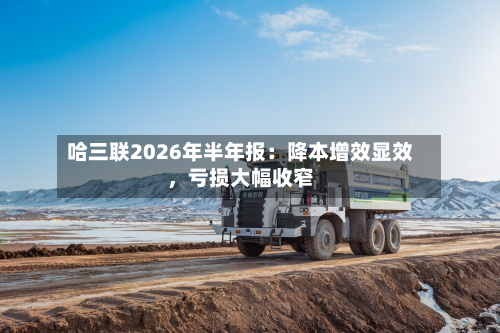 哈三联2026年半年报：降本增效显效，亏损大幅收窄-第3张图片