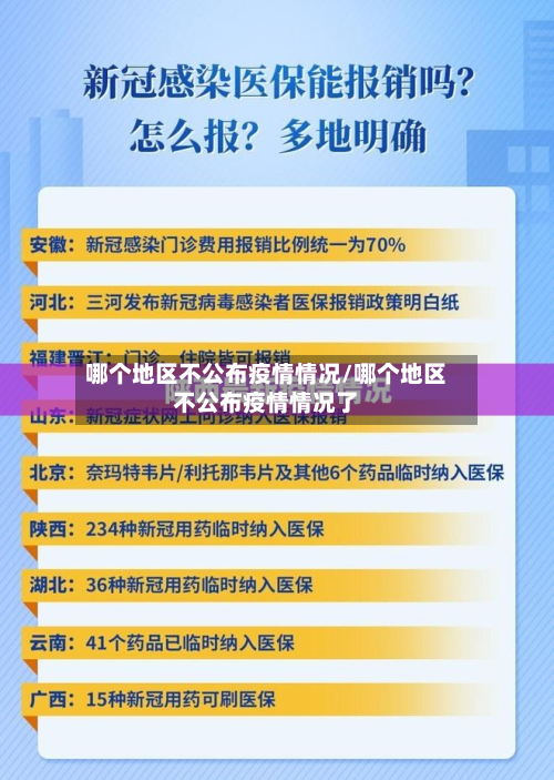哪个地区不公布疫情情况/哪个地区不公布疫情情况了-第3张图片