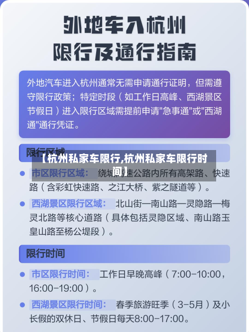 【杭州私家车限行,杭州私家车限行时间】-第2张图片