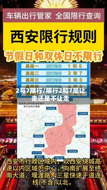 2与7限行/限行2和7是让走还是不让走