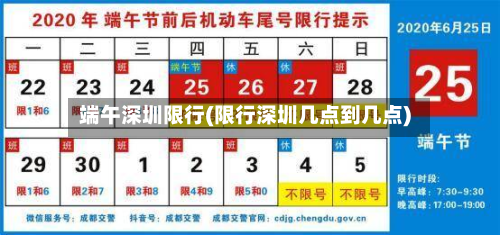 端午深圳限行(限行深圳几点到几点)