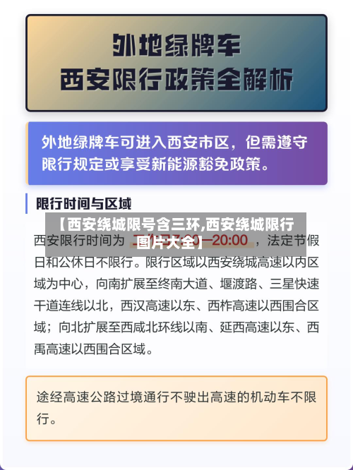 【西安绕城限号含三环,西安绕城限行图片大全】