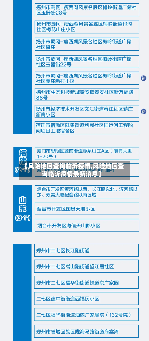 【风险地区查询临沂疫情,风险地区查询临沂疫情最新消息】-第2张图片