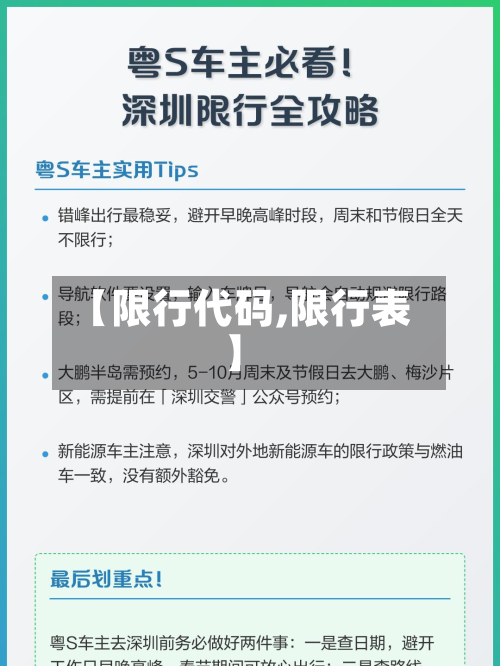 【限行代码,限行表】-第3张图片
