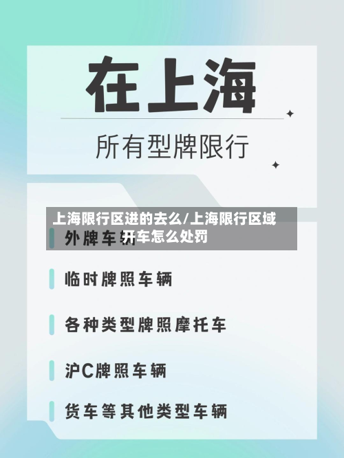 上海限行区进的去么/上海限行区域开车怎么处罚