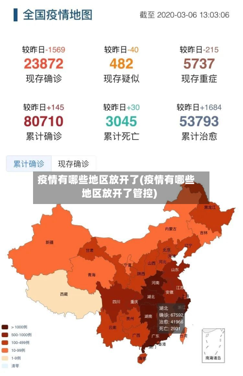 疫情有哪些地区放开了(疫情有哪些地区放开了管控)