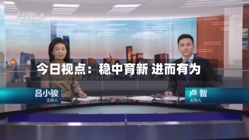 今日视点：稳中育新 进而有为