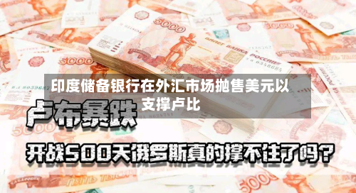 印度储备银行在外汇市场抛售美元以支撑卢比